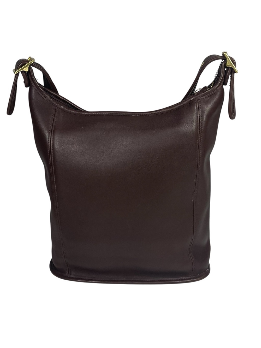 VTG COACH 9060 Legacy Slim Duffle Sac Shoulder Bag Handbag Dark Brown Costa Rica - Picture 3 of 9